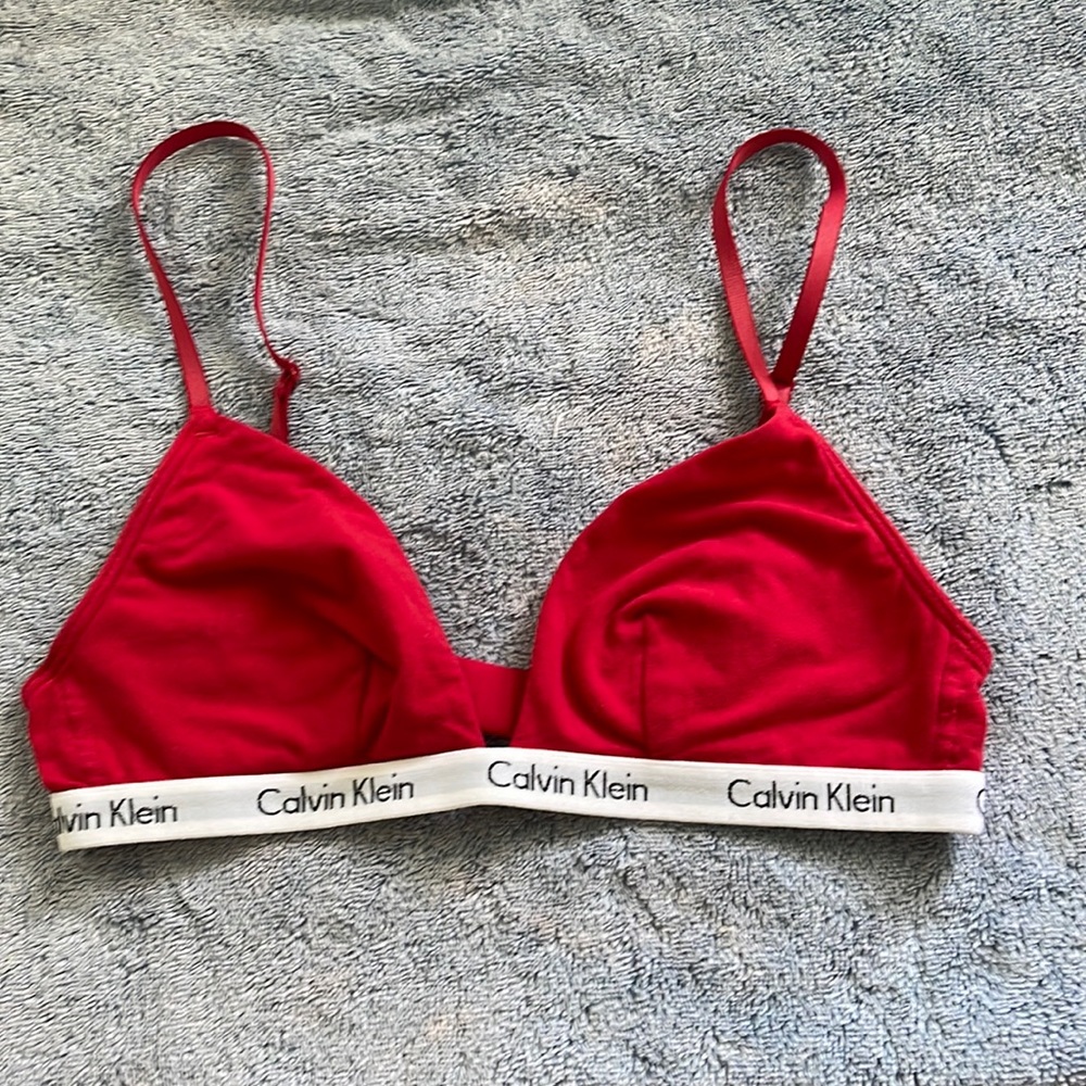Calvin Klein padless bra.
